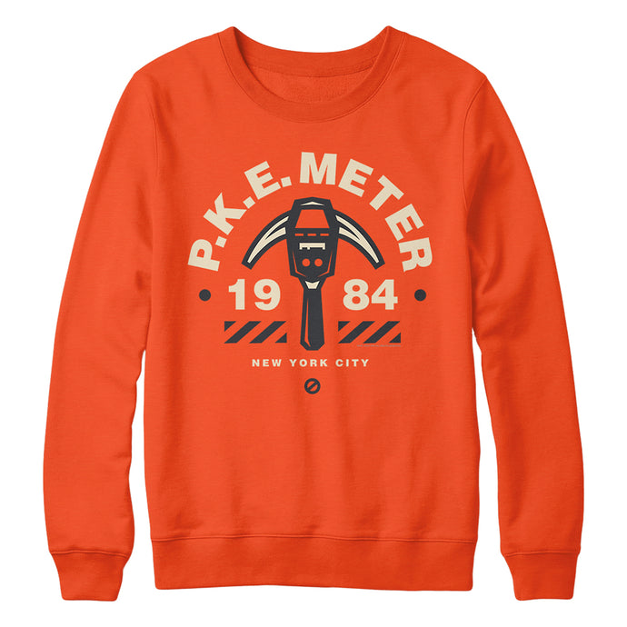 Ghostbusters Afterlife PKE Meter Unisex Orange Crewneck