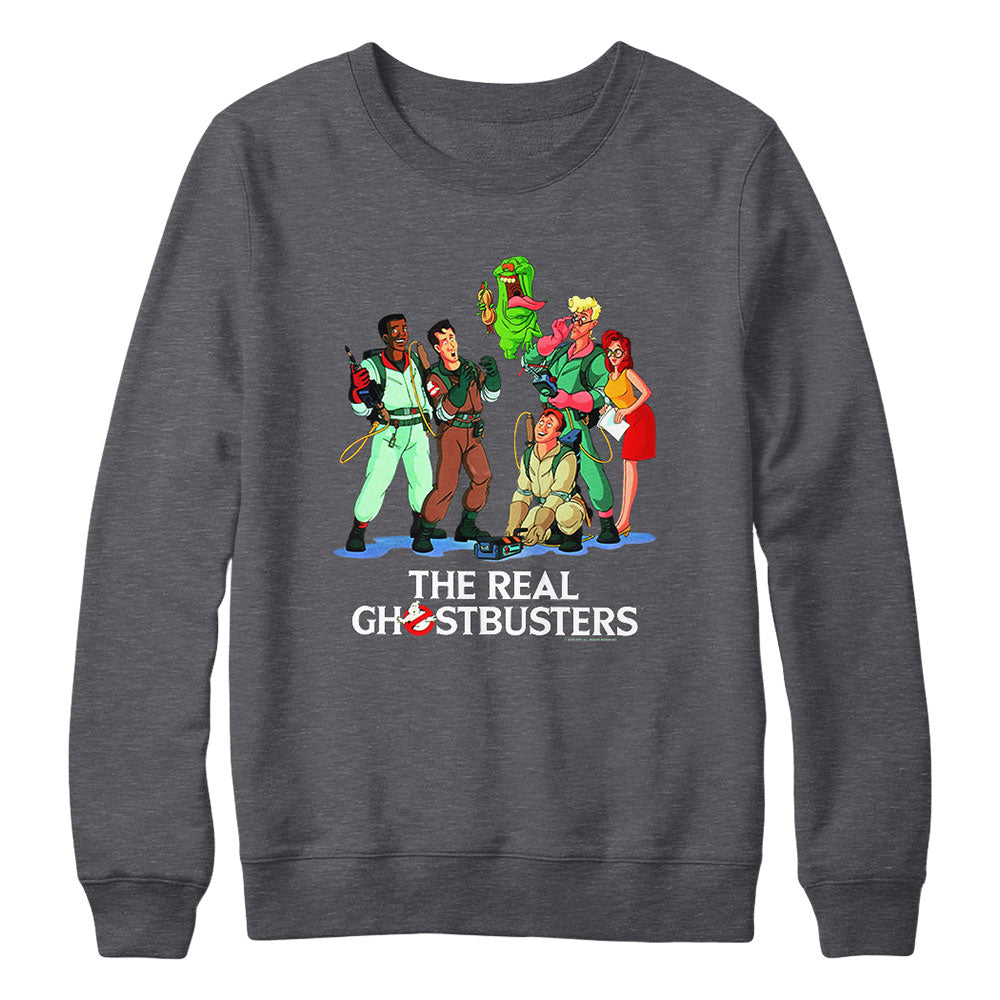 Ghostbusters Crew Charcoal Sweatshirt from The Real Ghostbusters 
