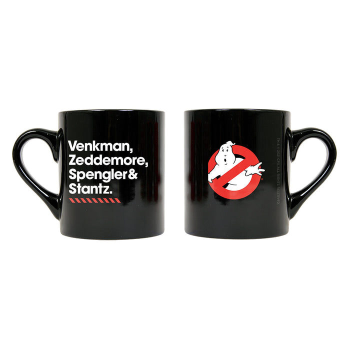 Ghostbusters Afterlife Names Black Mug