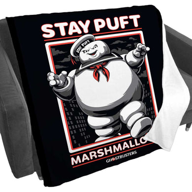 Stay Puft Marshmallow Man Fleece Blanket from Ghostbusters