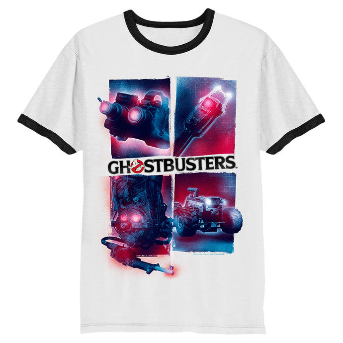 Ghostbusters Afterlife Tools Unisex White Ringer Tee